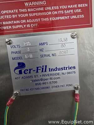 Llenadora Per Fil Industries E-11
