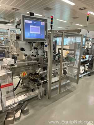 Marchesini Group Neri BLA420 Carton Vignet Labeller with Antares Vision VM1300 142 - Eye Drop Line 1