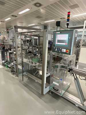 Marchesini Group Neri BLA420 Carton Vignet Labeller with Antares Vision VM1300 142 - Eye Drop Line 1