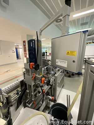 Herma BM045 Glass Bottle Labeller with Domino DPX1000 Printer - Syrup Line 2