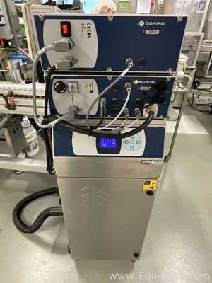 Herma BM045 Glass Bottle Labeller with Domino DPX1000 Printer - Syrup Line 2