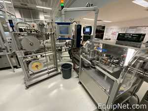 Herma BM045 Glass Bottle Labeller with Domino DPX1000 Printer - Syrup Line 2