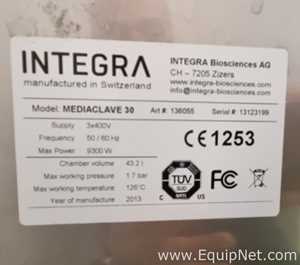 Autoclave Vertical con Agitador Integra Biosciences AG Mediaclave 30