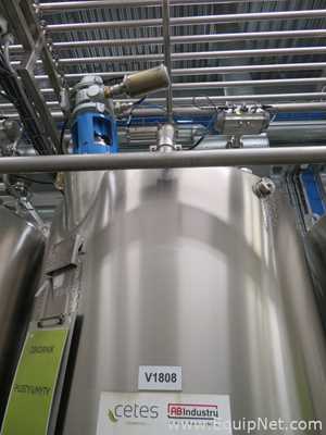 Fastpol 1800 Liter Stainless Steel Atex Rated Mixer With Top Mounted Agitator