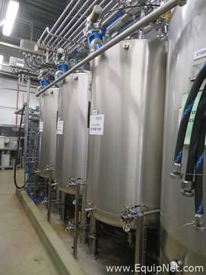 Fastpol 1800 Liter Stainless Steel Atex Rated Mixer With Top Mounted Agitator