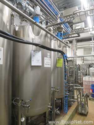 Fastpol 1800 Liter Stainless Steel Atex Rated Mixer With Top Mounted Agitator
