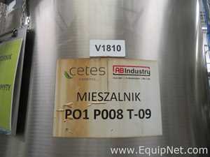 Fastpol 1800 Liter Stainless Steel Atex Rated Mixer With Top Mounted Agitator