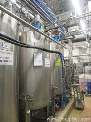 Fastpol 1800 Liter Stainless Steel Atex Rated Mixer With Top Mounted Agitator