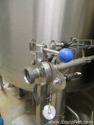 Fastpol 1800 Liter Stainless Steel Atex Rated Mixer With Top Mounted Agitator