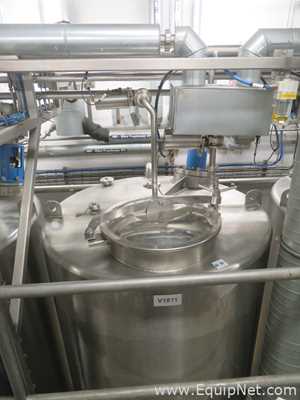 Fastpol 1800 Liter Stainless Steel Atex Rated Mixer With Top Mounted Agitator