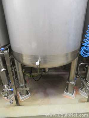 RF MAH 1800 Liter Stainless Steel Atex Rated Mixer With Top Mounted Agitator