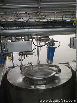 RF MAH 1800 Liter Stainless Steel Atex Rated Mixer With Top Mounted Agitator