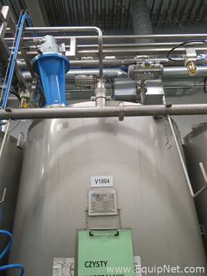 RF MAH 1800 Liter Stainless Steel Atex Rated Mixer With Top Mounted Agitator