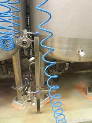RF MAH 1800 Liter Stainless Steel Atex Rated Mixer With Top Mounted Agitator