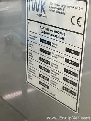 IWK Verpackungstechnik GmbH SC 6 Horizontal Cartoner - Cream Line 1