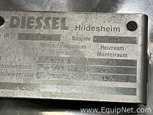 Recipiente Mezclador Acero inoxidable DIESSEL HILDESCHEIM .  1175 Litros