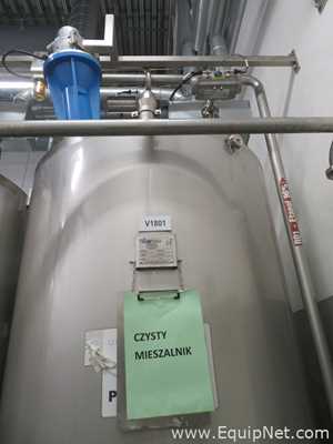 RF MAH 1800 Liter Stainless Steel Atex Rated Mixer With Top Mounted Agitator