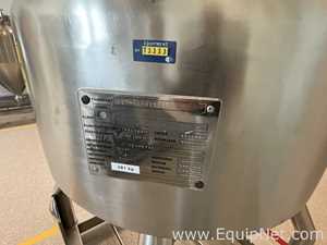 Lot of 9 off 550 Litre Stainless Steel Vacuum Rated Portable Intermediate Bulk Containers