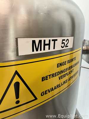 Lot of 9 off 550 Litre Stainless Steel Vacuum Rated Portable Intermediate Bulk Containers