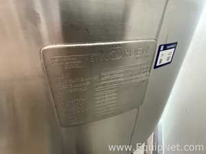 Lot of 9 off 550 Litre Stainless Steel Vacuum Rated Portable Intermediate Bulk Containers