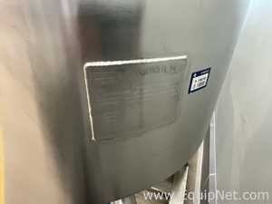 Lot of 9 off 550 Litre Stainless Steel Vacuum Rated Portable Intermediate Bulk Containers