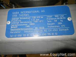 Recipiente de Mistura aço inox GABA International AG 
