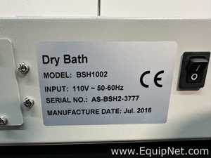 Lot of 2 GeneMate BSH1002 Dry Baths and VWR 949VWHB1USS Analog Block Heater