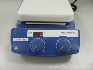 IKA C-MAG HS7 Digital Magnetic Hotplate Stirrer with IKA ETS-D5 Electronic Contact Thermometer