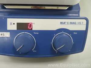 IKA C-MAG HS7 Digital Magnetic Hotplate Stirrer with IKA ETS-D5 Electronic Contact Thermometer