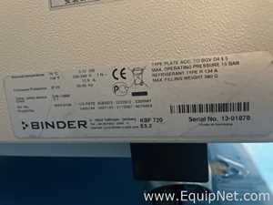 Cámara Ambientales y de Estabilidad Binder KBF 720