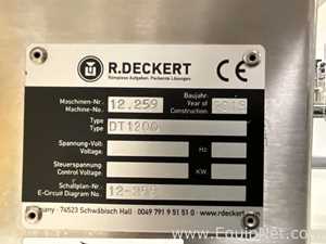Linhas de Mesa Acumuladora Rotativa R. Deckert DT1200