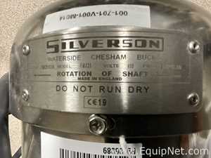 Silverson FMX25 Stainless Steel Contact Parts Portable High Shear Inline Mixer