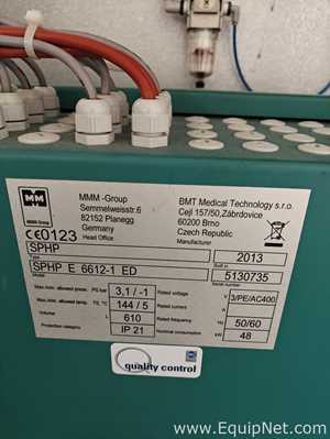 MMM Group SPHP E 6612-1ED Sterilizer Lot 626