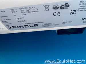 Cámara Ambientales y de Estabilidad Binder KMF  720