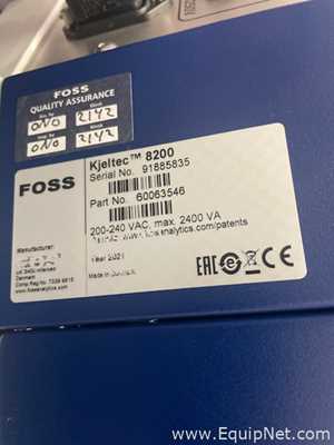 Analisador Foss Kjeltec 8200