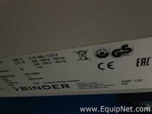 Cámara Ambientales y de Estabilidad Binder KMF  720