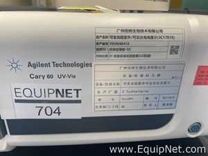 Agilent 6860A UV-VIS Spectrophotometer with Solo VPE Lot 704