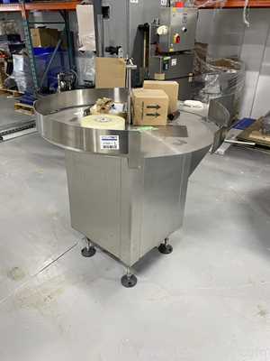 Mesa Acumuladora Rotativa aço inox Unknown .  39 Polegadas