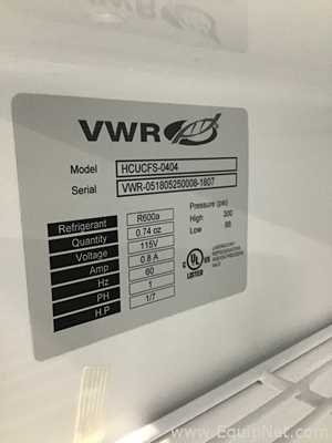 lote de  2 Unidade de Refrigeração VWR HCUCFS-0404