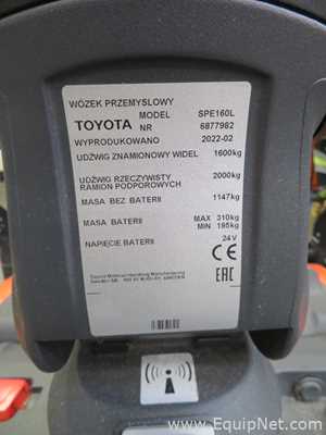 Manipulação de Material Toyota SPE160L
