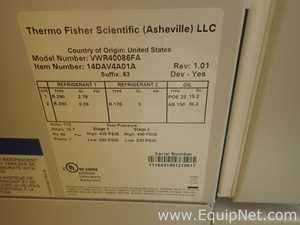 VWR VWR40086FA Ultra-Low Freezer