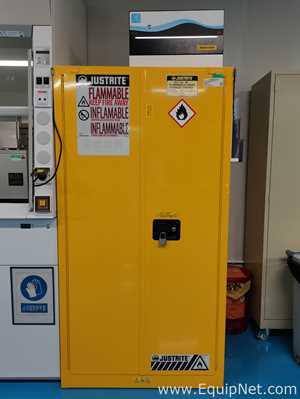 JustRite 8960201 Yellow Flammable Storage Cabinet Lot 737