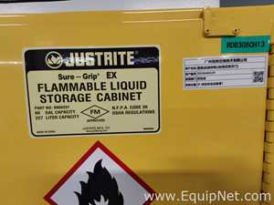 JustRite 8960201 Yellow Flammable Storage Cabinet Lot 737