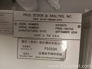 Prod Design MS16074 Hook Latch Shroud Press P10104
