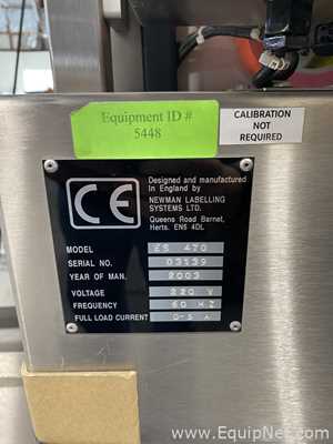 Rotuladora Newman Labeling Systems Inc ES470. novo