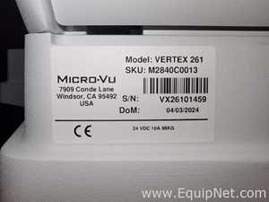 Máquina de Medição de Coordenadas Micro Vu Corporation Vertex 261