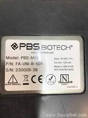 Lot Of 7 PBS Biotech PBS-MINI Bioreactor