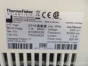 Centrífuga para laboratorio Thermofisher scientific Heraeus Fresco 17