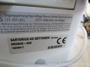 Sartorius Tare ME254S Genius and Kern 572-49 Balances
