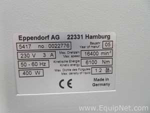 Centrífuga para laboratorio Eppendorf Centrifuge 5417C
